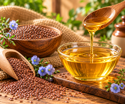 Flaxseed Oil Wood Pressed | जवस तेल