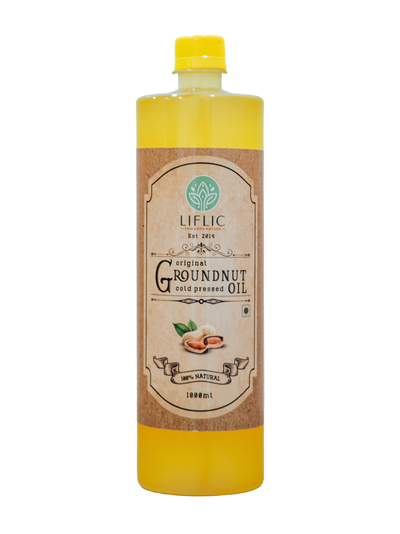 Wood-Pressed Groundnut Oil