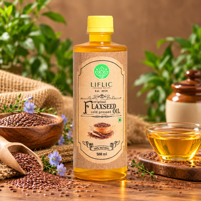 Flaxseed Oil Wood Pressed | जवस तेल