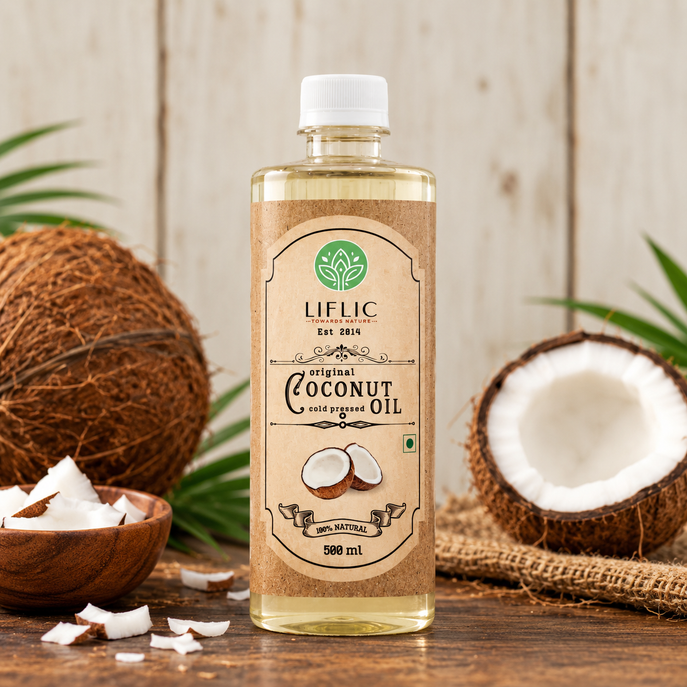 Coconut Oil Wood Pressed | नारळ तेल