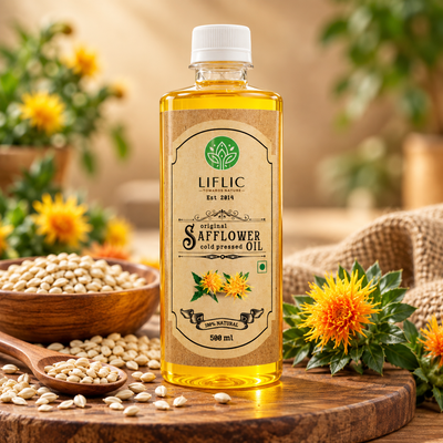 Safflower Oil Wood Pressed | करडई तेल