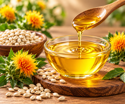 Safflower Oil Wood Pressed | करडई तेल