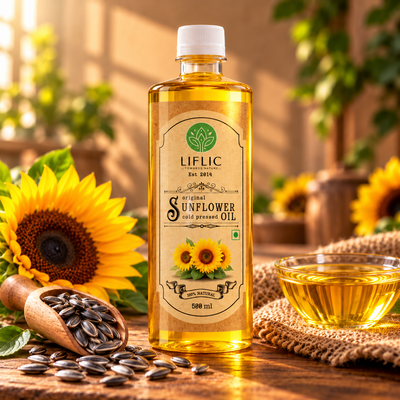 Sunflower Oil Wood Pressed | सूर्यफूल तेल