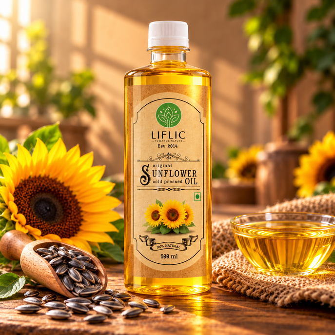Sunflower Oil Wood Pressed | सूर्यफूल तेल