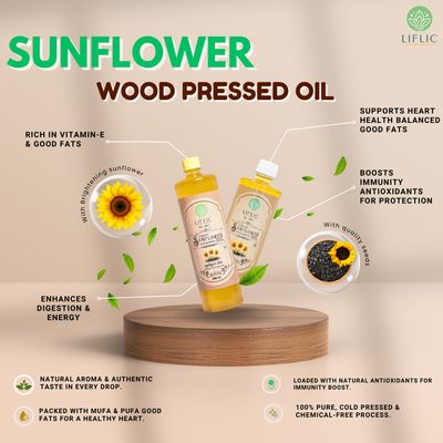Wood-pressed Sunflower Oil