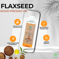 Wood-pressed Flaxseed Oil