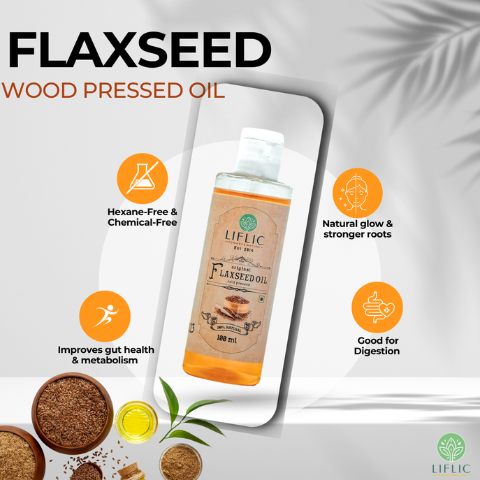 Wood-pressed Flaxseed Oil