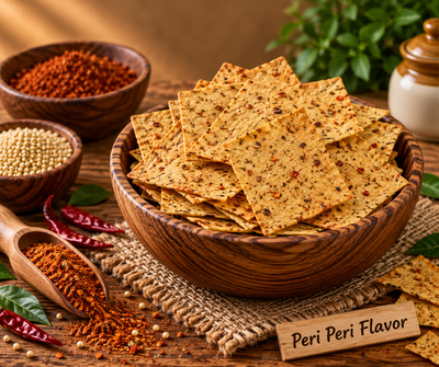 Peri Peri Millet Khakhra | पेरी पेरी मिलेट खाखरा