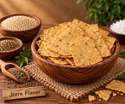 Jeera Upwas Khakhra | जिरे उपवास खाखरा