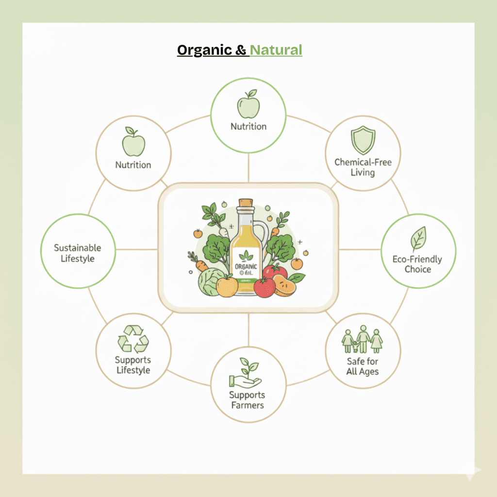 Organic and Natural Products and Healthy Living Life