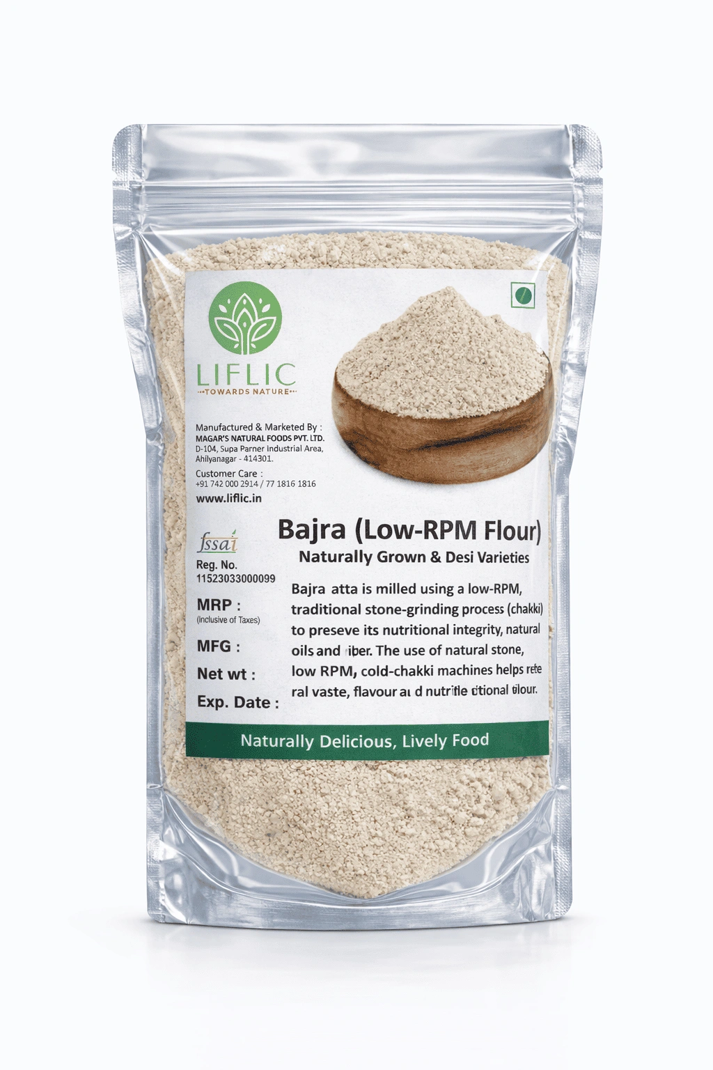 Bajra (Low RPM flour)