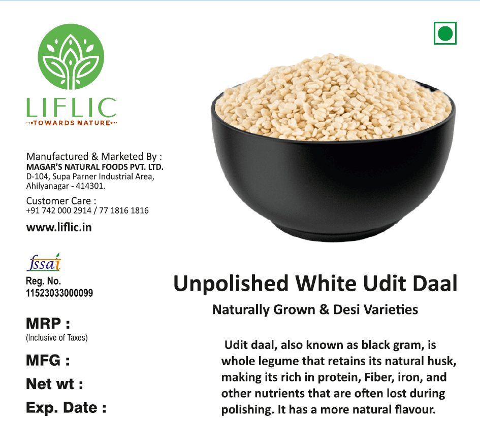 Unpolised White udid dal
